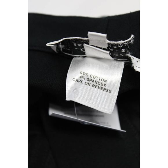 St. John Sport By Marie Gray Womens High Rise Pleated Trouser Pants Black Size 2 - Picture 6 of 7